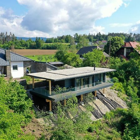 Modernes Ferienhaus Mit Panoramablick Rosegg Exterior foto