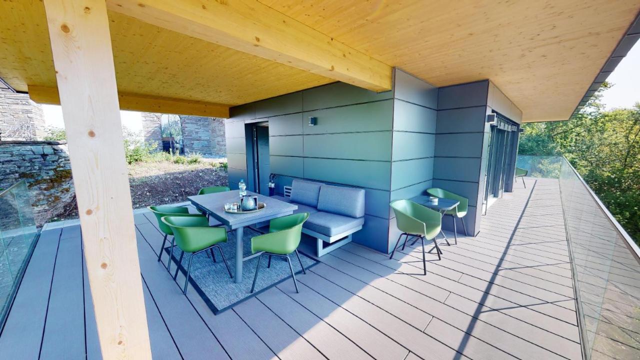 Modernes Ferienhaus Mit Panoramablick Rosegg Exterior foto